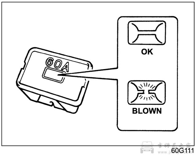 主保险丝熔断示意图