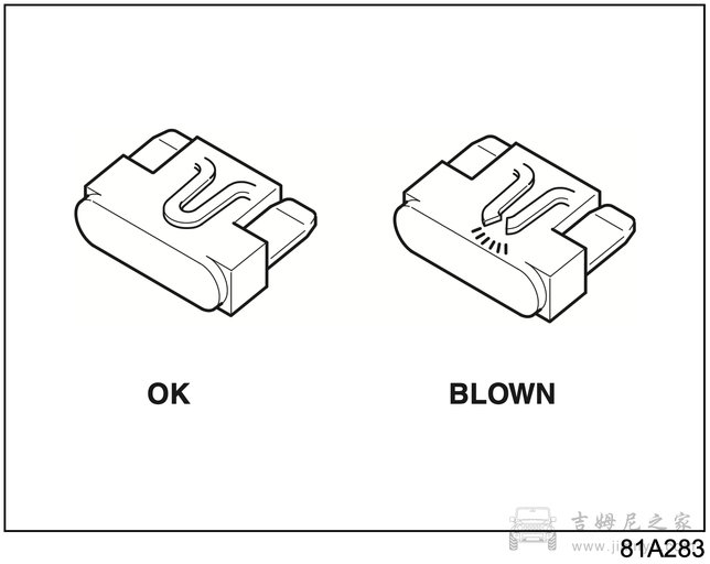 主保险丝熔断示意图