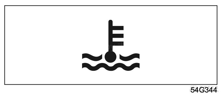 Suzuki Jimny JB74 engine coolant temperature warning light