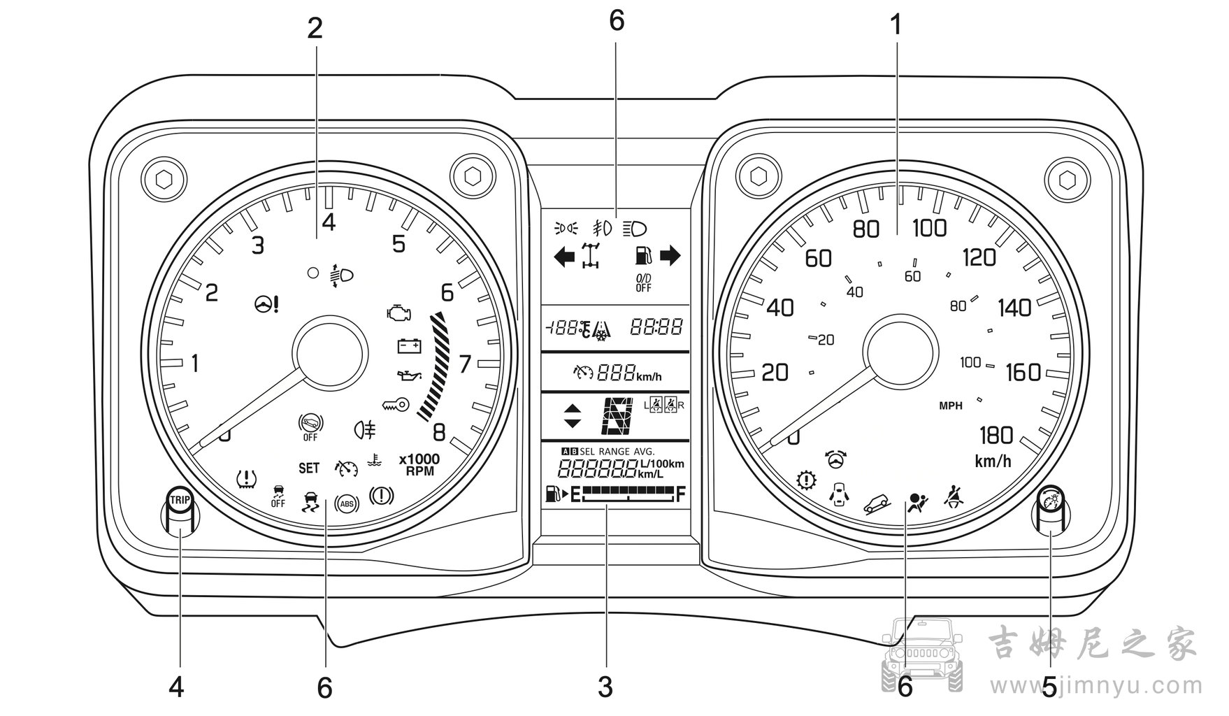 吉姆尼更换空滤001