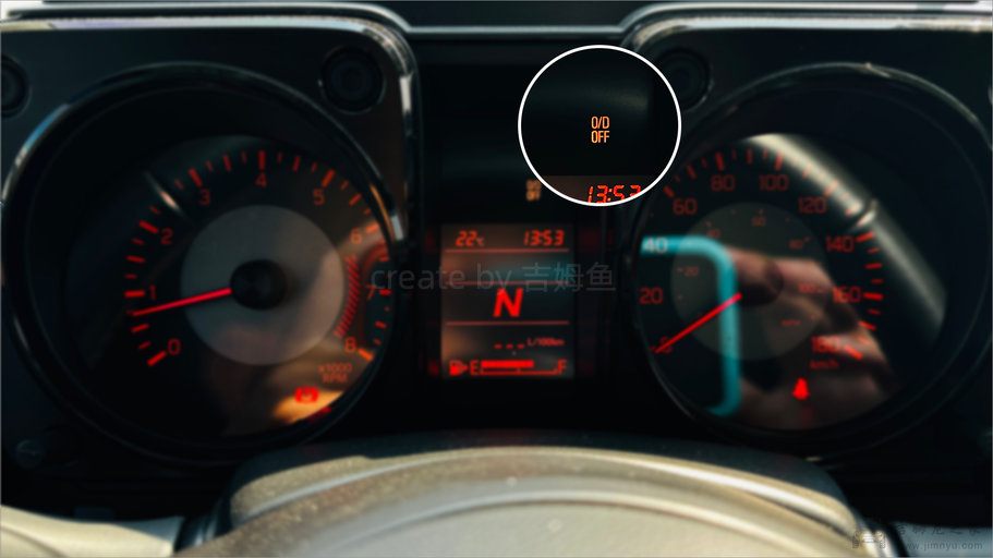 吉姆尼O/Doff按钮1