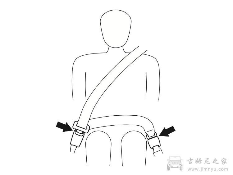 吉姆尼安全带使用及提醒教程