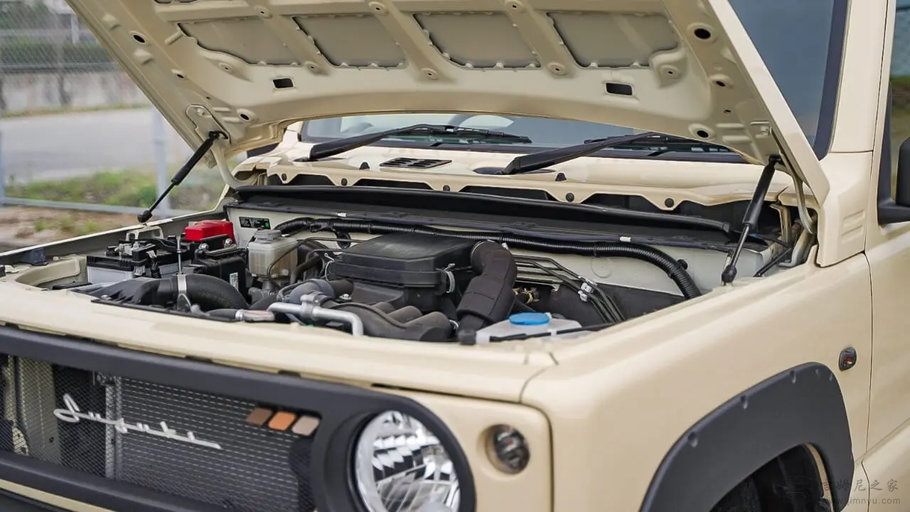 吉姆尼引擎盖液压杆安装教程02