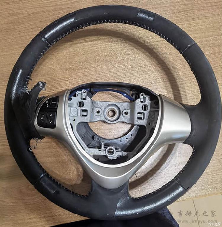第三代吉姆尼（jb43)多功能方向盘拆卸与快拆改装
